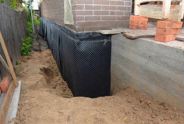 Happy homeowners after waterproofing job in Remus