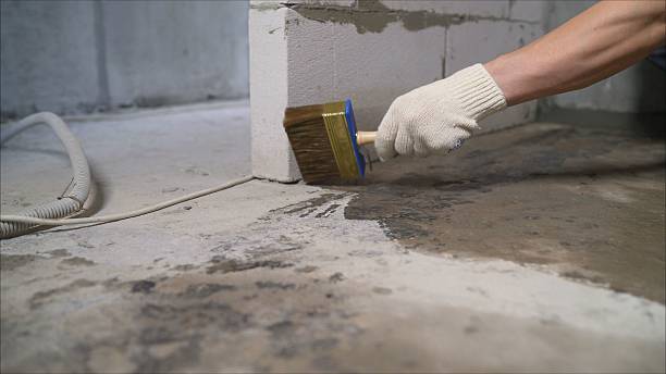 Crawl space vapor barrier installation in Remus, MI